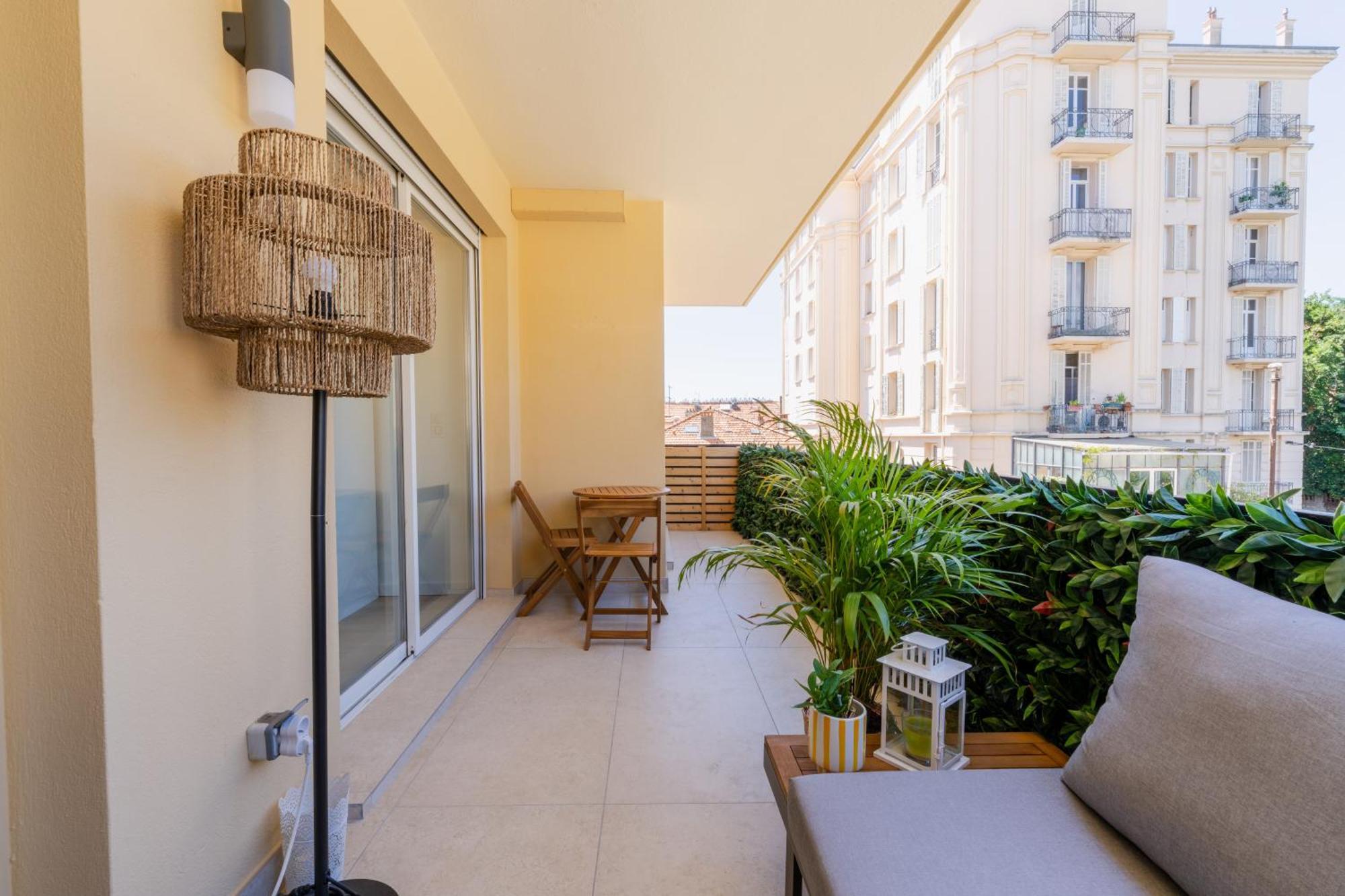 Appartement Cosy - Terrasse Cannes Luaran gambar